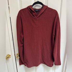 Men’s Vince Long Sleeve Hooded Shirt/Sweatshirt